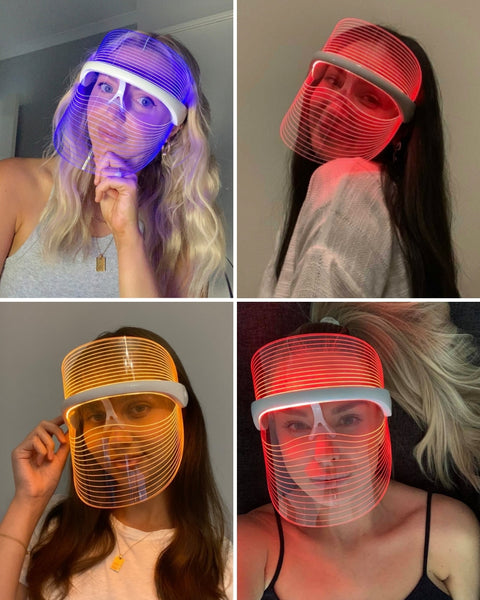 Radiance Glow Duo - LED Mask & Collagen Face Masks
