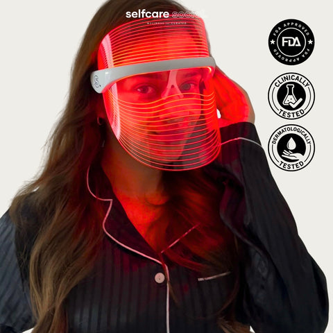 Social Skin 3-in-1 LED Light Therapy Face Mask