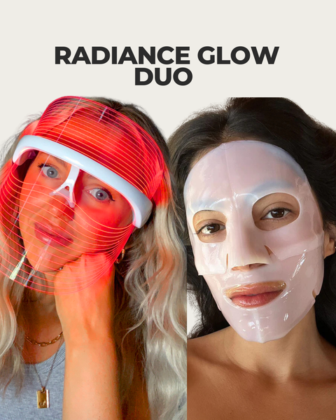 Radiance Glow Duo - LED Mask & Collagen Face Masks