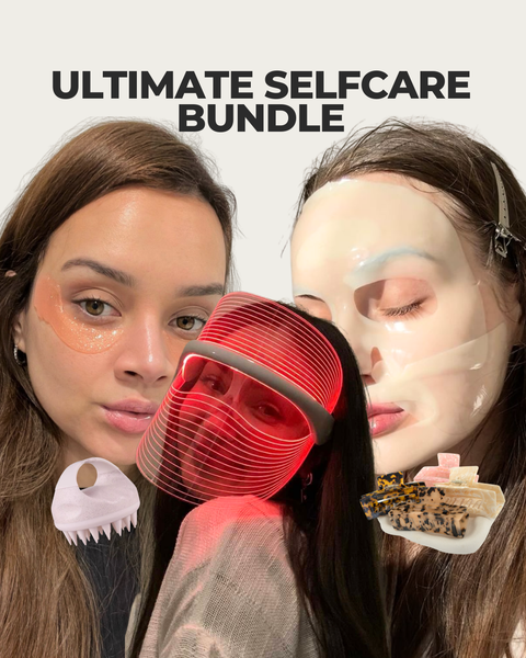 Ultimate Selfcare Bundle: LED Mask, Face Mask, Eye Mask, Clip & Scalp Scrubber